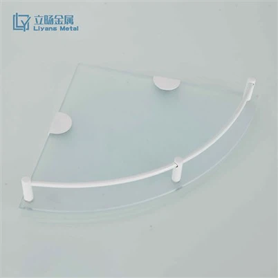 رف حمام زجاجي مصنفر