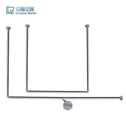 سكة ستارة الدش للحمام القائم بذاته